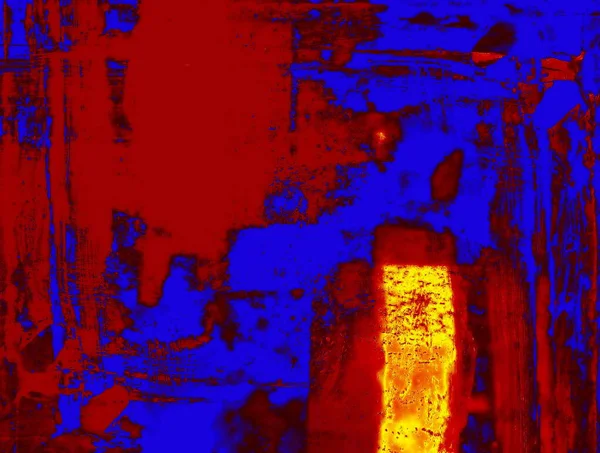 Abstrakter Hintergrund Aus Roten Blauen Und Gelben Farben Mit Einem — Stockfoto