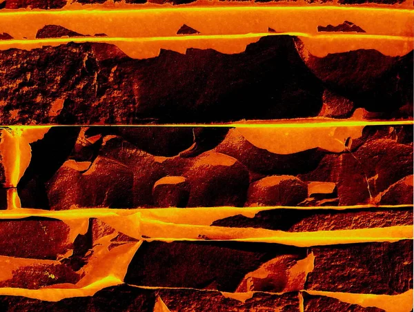 Abstract Achtergrond Van Rood Geel Kleur Met Een Spectaculair Ritme — Stockfoto