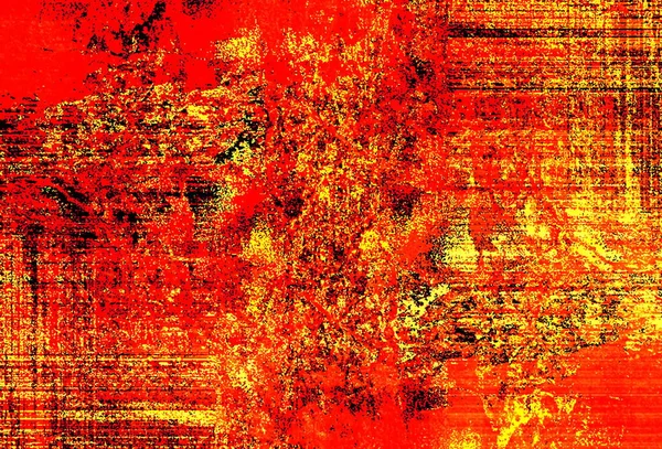 Abstract background of red and yellow and color, with a spectacular rhythm and dark accents. Surreal image in a modern style. For your wallpapers, art projects and works.