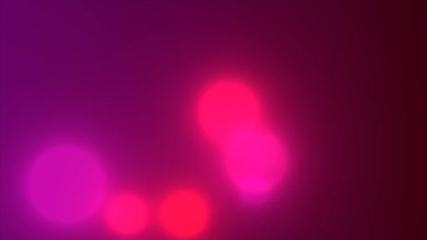 Sfondo Video Colori Festivo Con Spettacolare Bokeh Rosso Arancio Cremisi — Video Stock