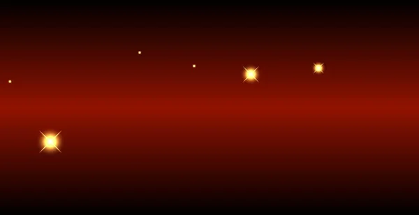 Sárga csillagok egy látványos piros backgroun — Stock Fotó