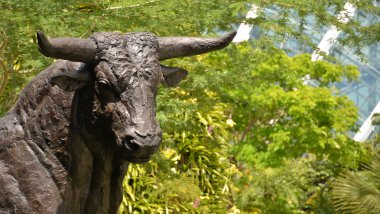 Boğa anıt bahçe Bay tarafından