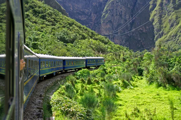 Comboio para Machu Picchu Imagem De Stock