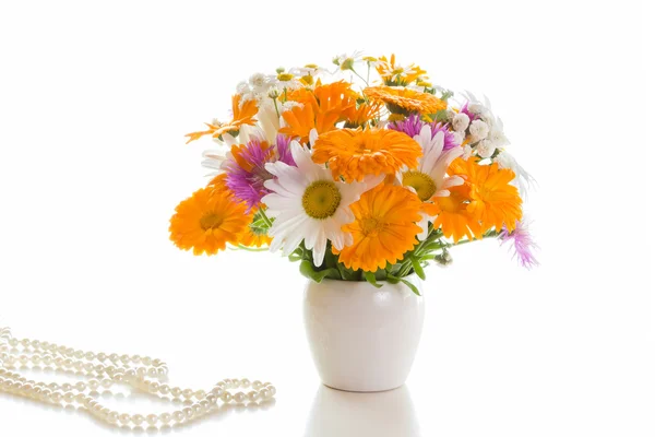 束雏菊和金盏花 — 图库照片