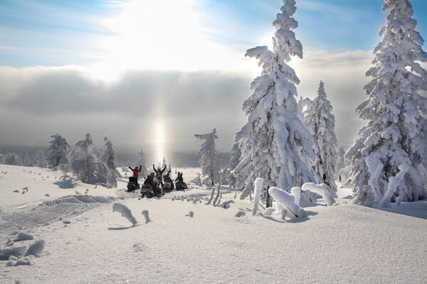 snowmobiles