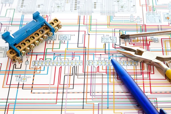 Motor control circuit — Stock Photo, Image