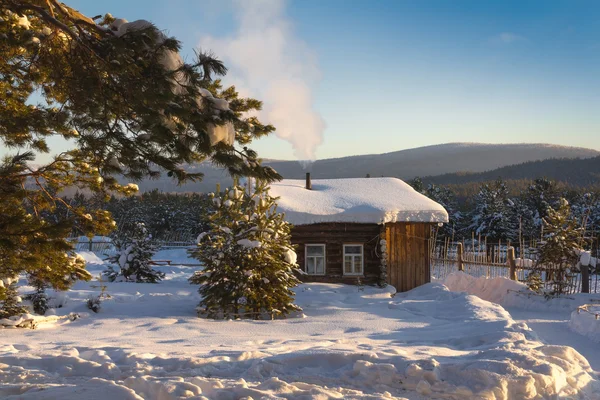 House in the village — Stock Photo, Image