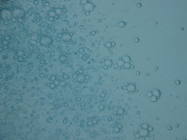 Mavi Yüzme Havuzu su balonu arka plan deseni ile