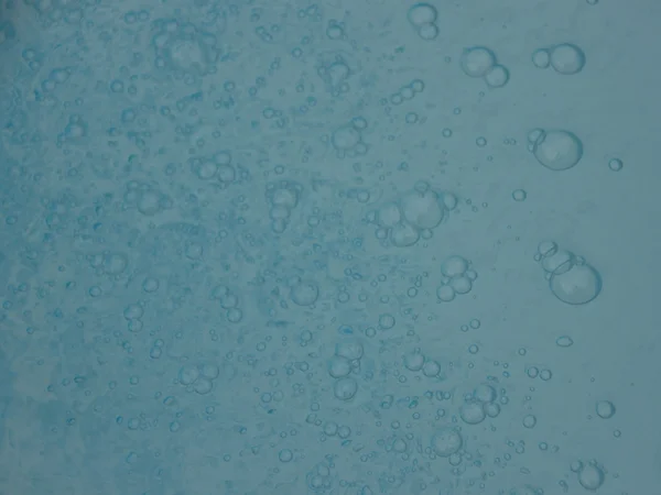 Padrão de fundo azul piscina bolha de água — Fotografia de Stock