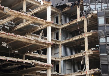 Bina yıkım perspektif açık cephe kaldırıldı