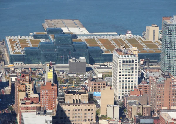 Javits Conference Center Nueva York en perspectiva aérea —  Fotos de Stock