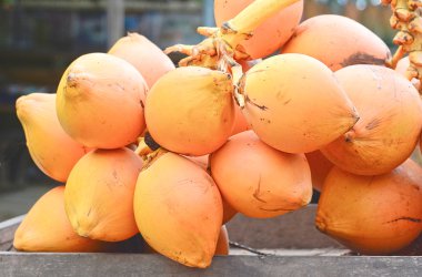 Kral hindistancevizi göstermek için satmak küçük sokak Malwana, Sri Lanka