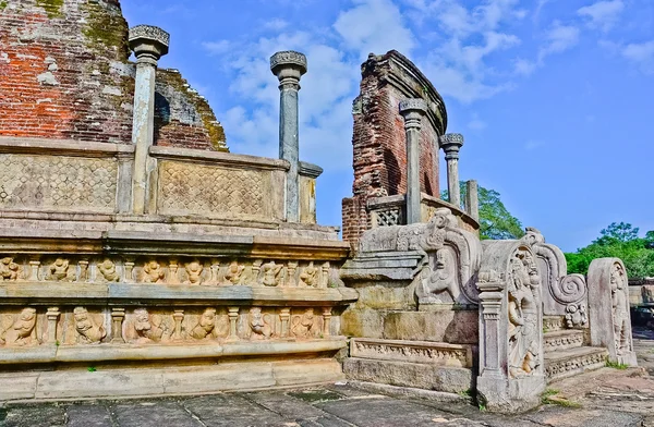 Polonnaruwa starożytnej Vatadage, Sri Lanka — Zdjęcie stockowe