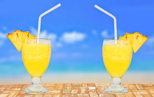 Fresh Pineapple Juice — Stock Photo, Image