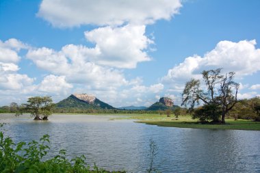 Sigiriya Rock Fortress, Sri Lanka clipart