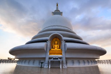 Japanese Peace Pagoda In Rumassala, Sri Lanka
