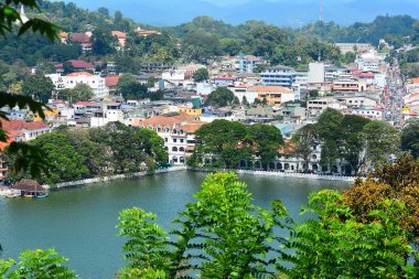 Panoramik Kandy şehir, Sri Lanka