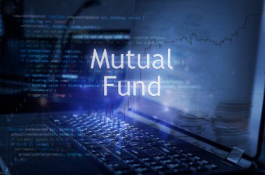 Dizüstü bilgisayara ve kod geçmişine karşı karşılıklı fon yazımı. Mali konsept.