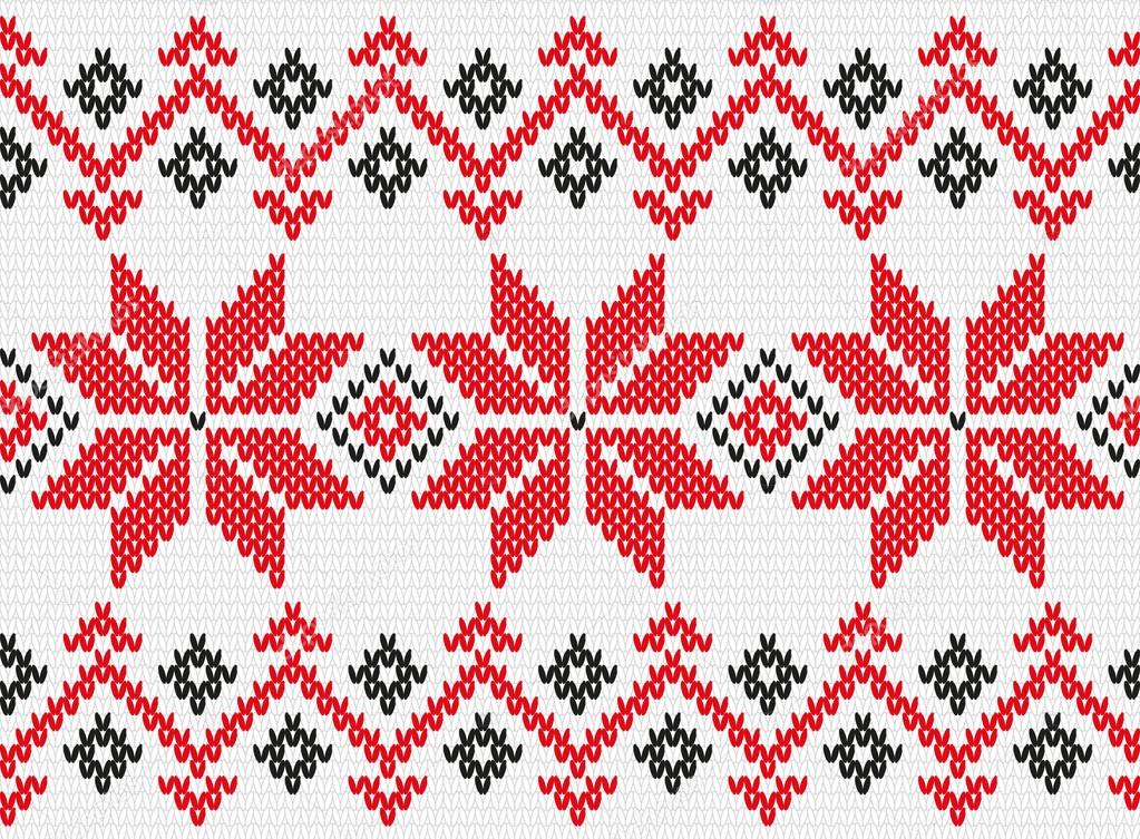 Ukrainian ornament knitting seamless texture