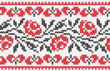 Ουκρανικά στολίδι πλέξιμο άνευ ραφής υφή