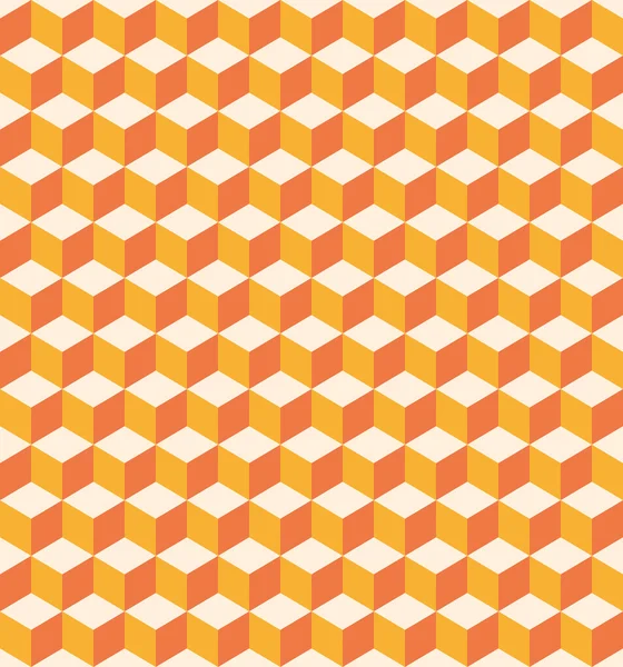 Orange Würfel nahtlose Textur — Stockvektor