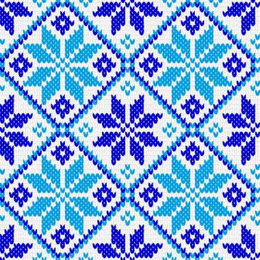 Nordic süsleme örgü sorunsuz doku