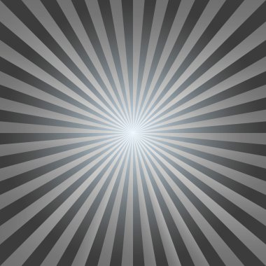 Antika arka plan patlama siyah-beyaz ışınları vektör