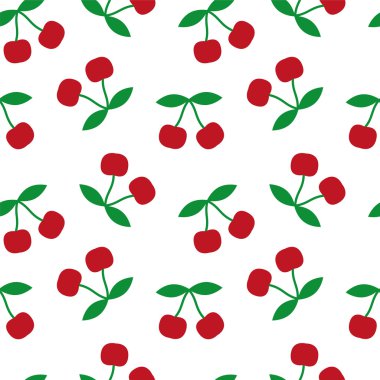 Kiraz sorunsuz doku vektör