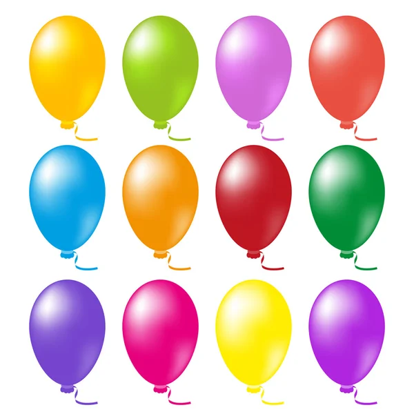 Globos set vector — Vector de stock