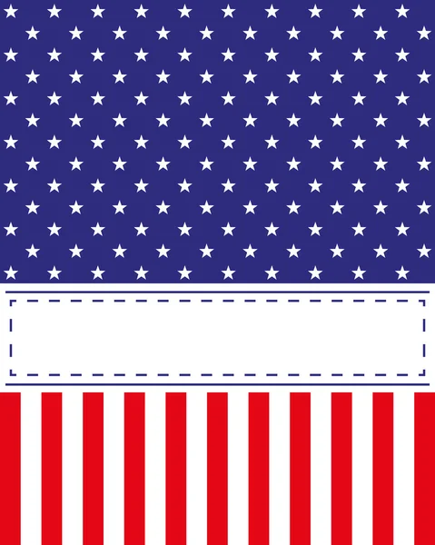 US Independence Day vector de tarjetas — Vector de stock
