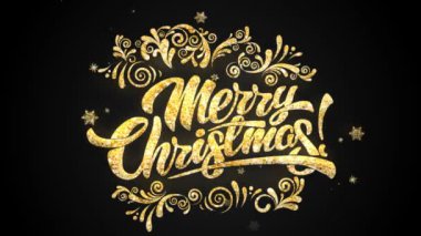 Mutlu Noeller ve mutlu yıllar altın renkli metin etiketi. İzole edilmiş krom.