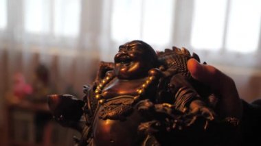 Hotei Tanrı 'nın Budist Heykeli