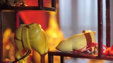 Geleneksel Çin çay töreni kil çay oyuncakları