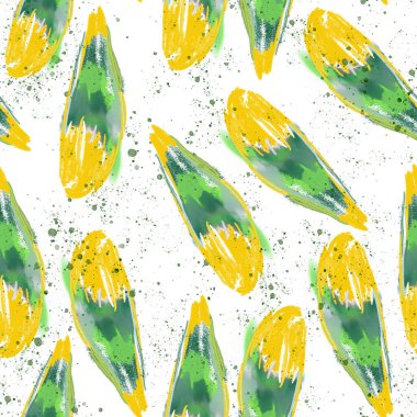 Kusursuz desen tüy deseni. Kuş tüyleri olan kusursuz bir arka plan. Doku tekerrür ediyor. İç dekorasyon, tekstil baskısı, yazdırılmış sayılar, davetiye kartları için Boho tarzı yüzey tasarımı