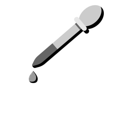 Eldeki ilaç borusu beyaz arka planda izole karalama stili çizilmiş. Vektör hisse senedi taslağı çizimi. Bekar. İşaret elemanı. Tıbbi ekipman. Logo. Yazdır. Çizgi çalışması. Boyama kitabı. Logotype.