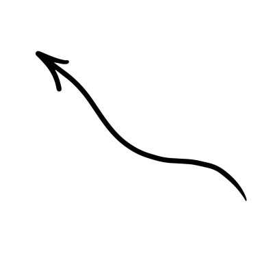 Beyaz arkaplanda siyah ok simgesi. Düz stil. Web sitenizin tasarımı, logosu, uygulaması için ok simgesi,