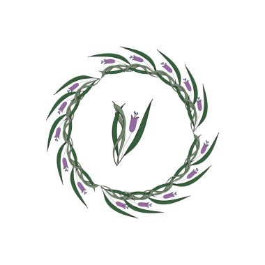 Çiçekli yaz elementleri, şirin laleler, nergisler ve güller. Sonsuz yatay desenli fırçalar. Romantik ve Paskalya tasarımı için duyurular, tebrik kartları, posterler, reklamlar.