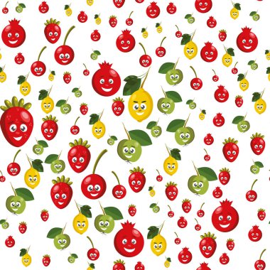 Çilek, kiraz, nar, Böğürtlenli kusursuz desenler. Kırmızı meyveler, çilekler, çilek aşkı.