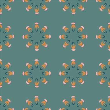 Renkli geometrik arka plan. Minimum kapak şablonu tasarımı. Geometrik şekil ve çizgilerle soyut bir arkaplan. Kağıt, kapak, kumaş, iç dekorasyon ve diğer kullanıcılar için modern egzotik tasarım.