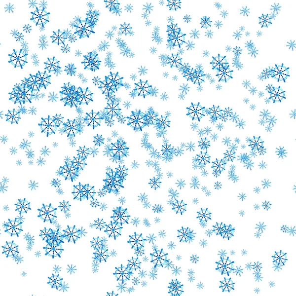 白色背景的抽象图案。冬天的雪花背景。圣诞假期模板 — 图库照片