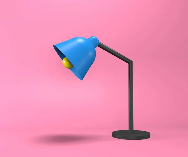 3d desk lamp illustration. 3d rendering of table lamp.
