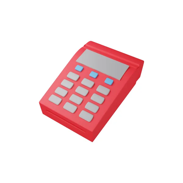 Pos Terminal Ikon Illustration Pos Terminal Renderingsikon För Pos Terminal — Stockfoto