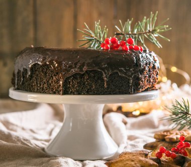 Geleneksel Xmas sembolleri şeklinde ev yapımı zencefilli kek - şeker kamışı, zencefilli ekmek adam, xmas ağacı