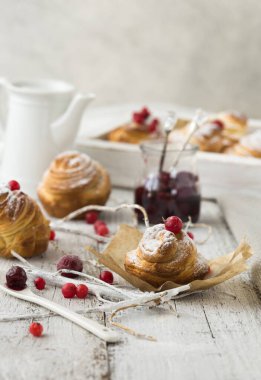 - Mantarlı çörekler.