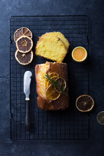 delicious lemon cake or pound cake