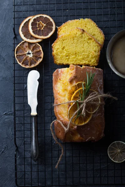 delicious lemon cake or pound cake