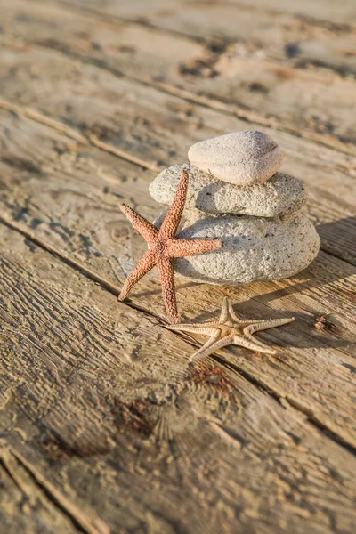 Marine Items Wooden Boat Background Sea Objects Aged Boat Textured — Stock Photo, Image