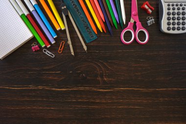 Geri okul kahraman başlık görüntü için