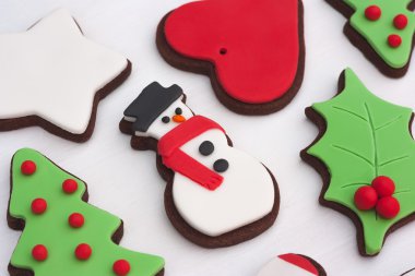 Noel ev yapımı çikolatalı kurabiye 