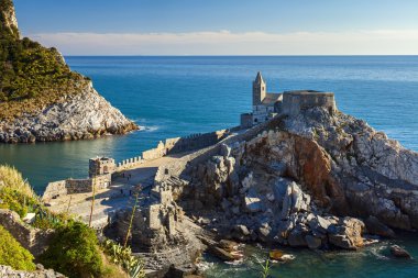 Portovenere sahil görünümü